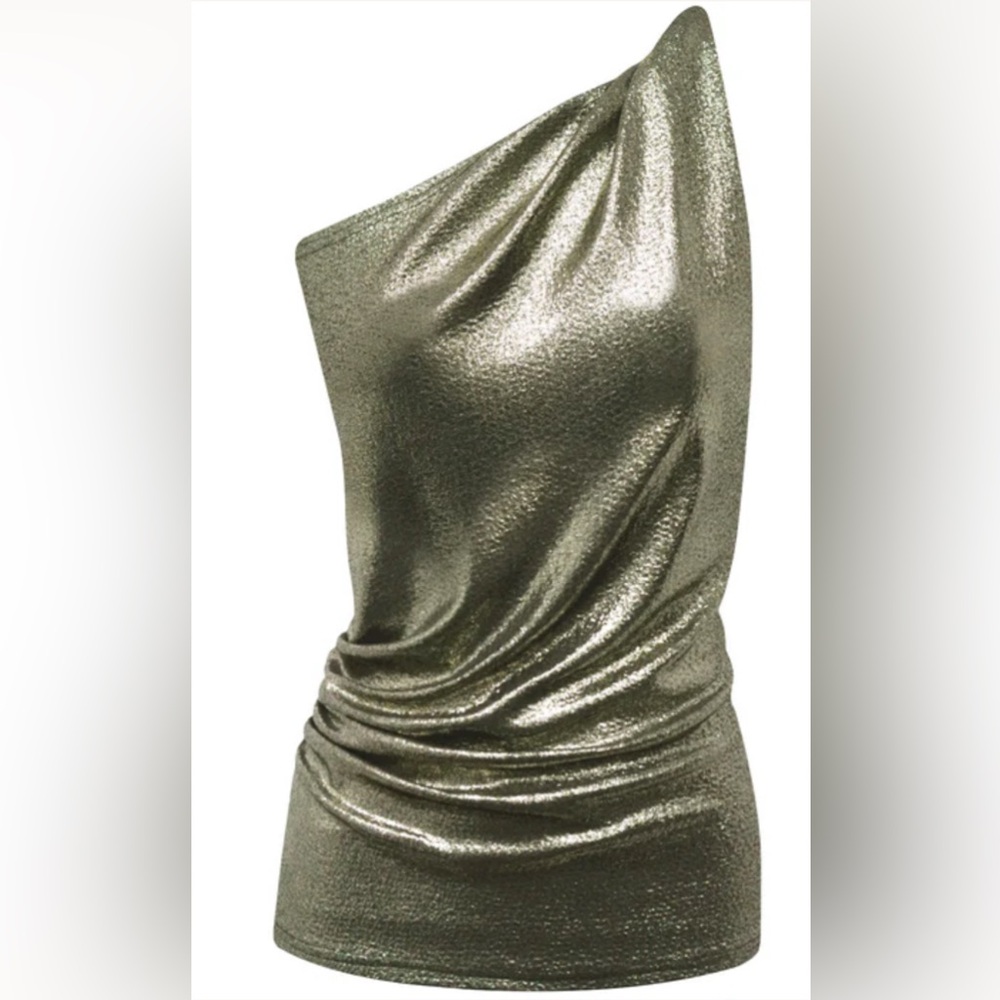 Me & Thee Black Shimmer Top